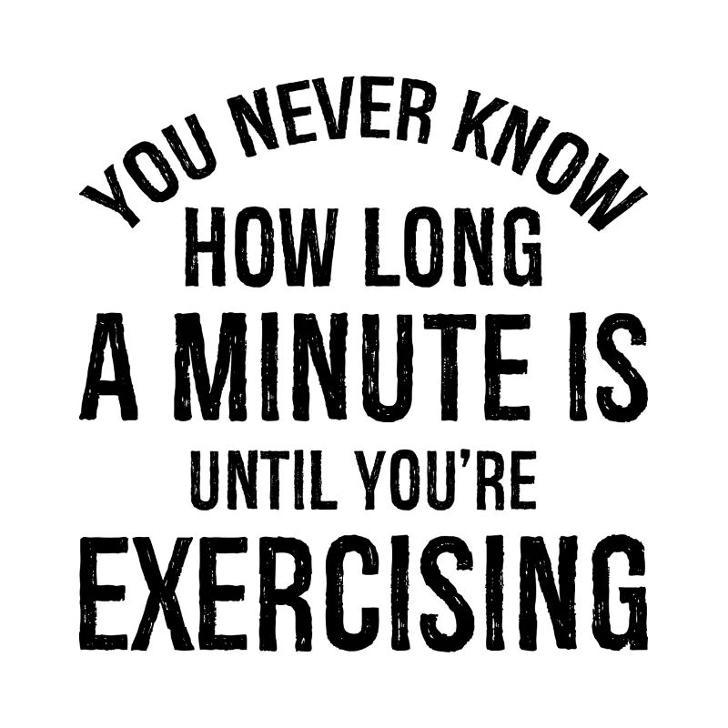 you never know how long a minute is until you're