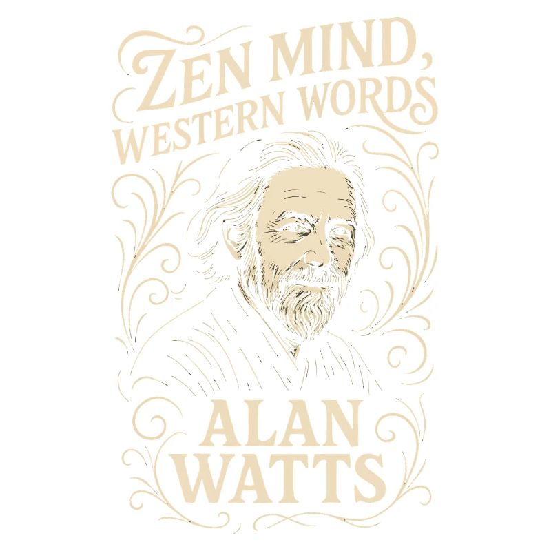 Zen Mind Westliche Worte Kunst