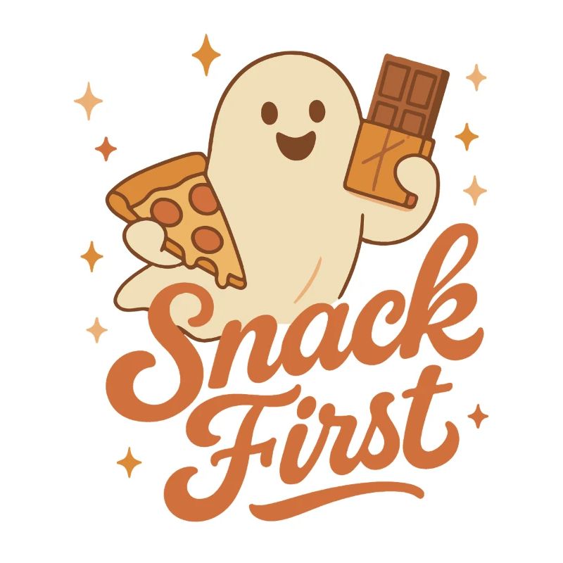 Snack First Halloween Ghost Costume Fun