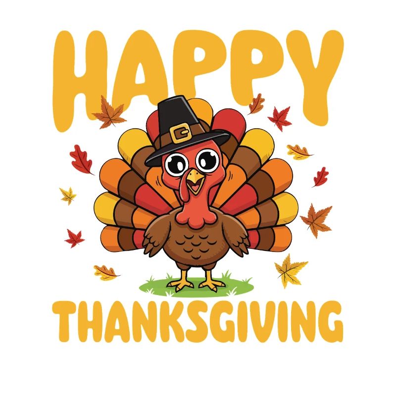 Frohes Thanksgiving Herbst Erntemischung
