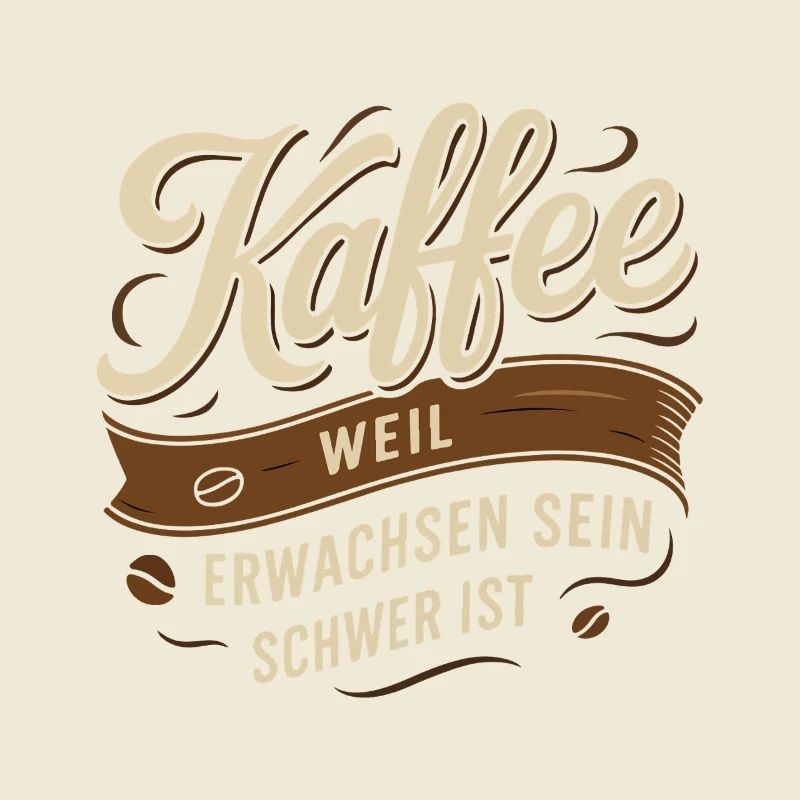 Kaffee – weil Erwachsen sein schwer ist