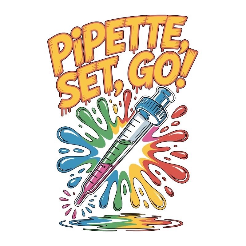 Lab Technician Pipette Set Go Medical Technologist