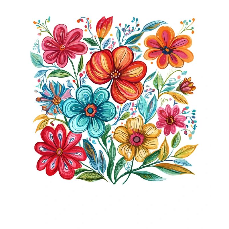 Vibrant floral splendour