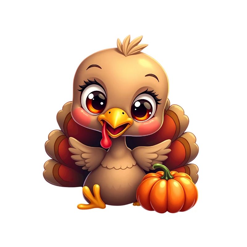 Bébé dinde de Thanksgiving