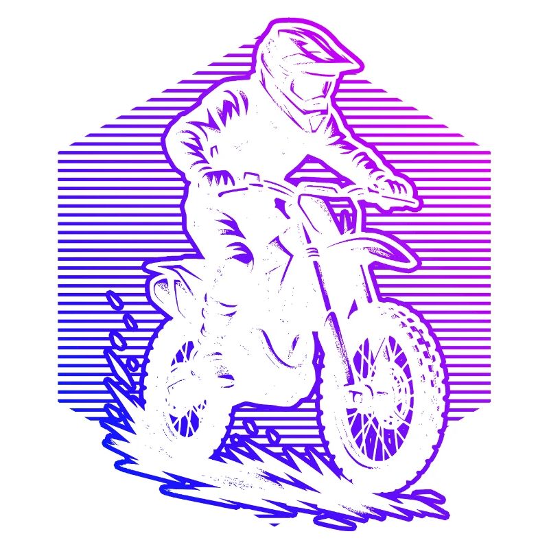 Conception compacte du motocross