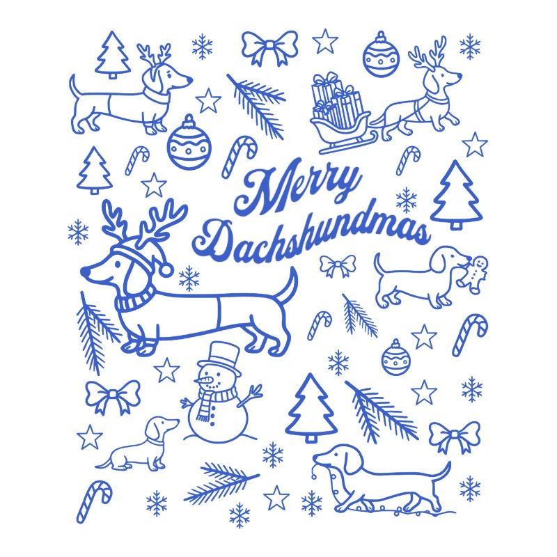 Dachshund Christmas Fun Pattern