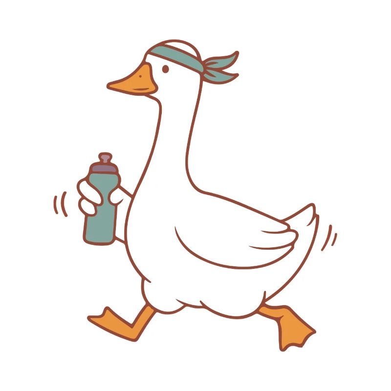 Spray Duck with Headband