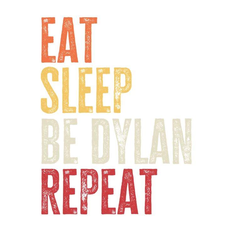 Mange, dors Be Dylan, répète le nom rétro