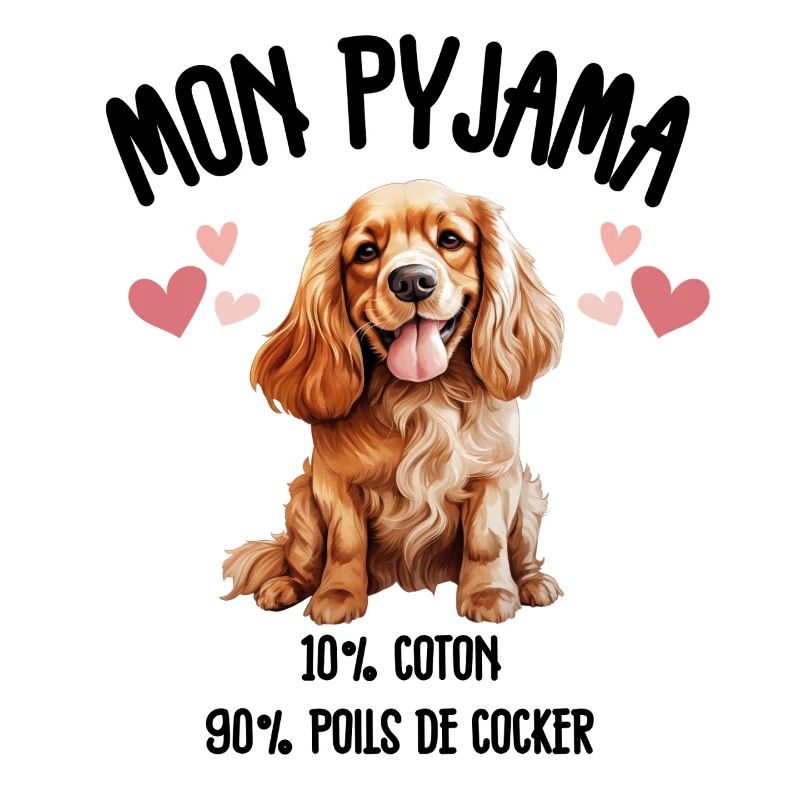 Pyjama Chien Cocker Drôle 