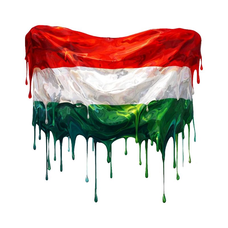 Drapeau hongrois couleur