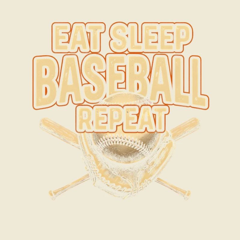 Mange Sommeil Baseball Répéter