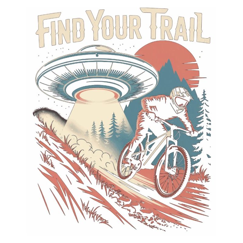 VTT, Descente, Action du cyclisme