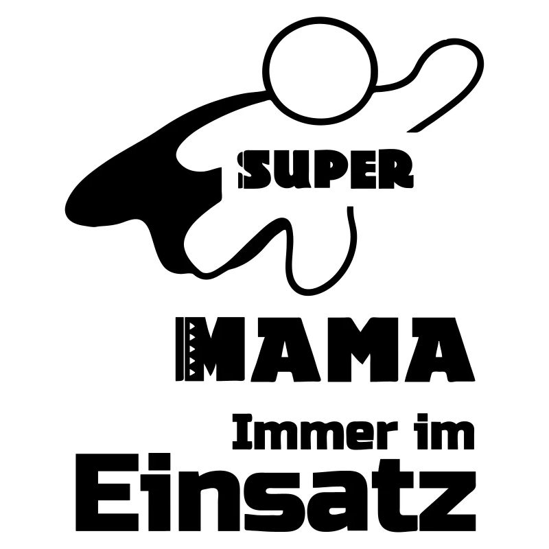 Super Mama Mutter Muttertag Familie Geschenk