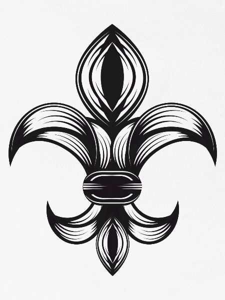 iris stylisé - Fleur-de-Lys