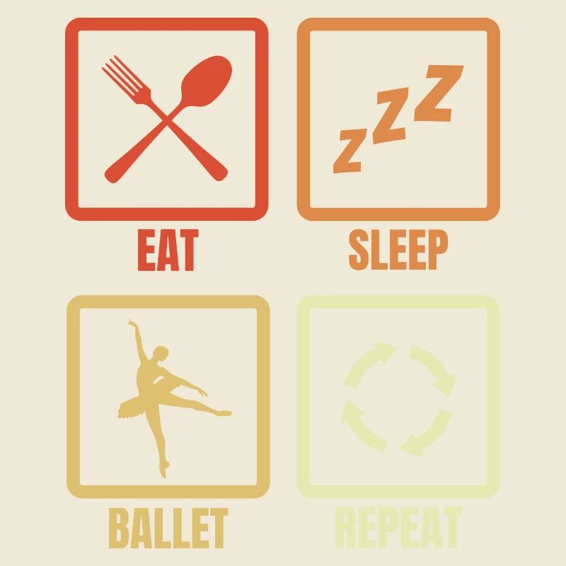 Manger dormir Ballet Répéter