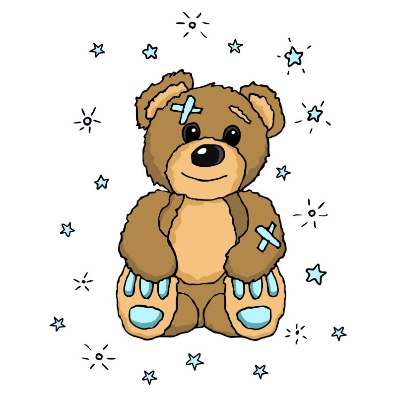 Teddy Pflaster Bär Junge Boy bester Freund