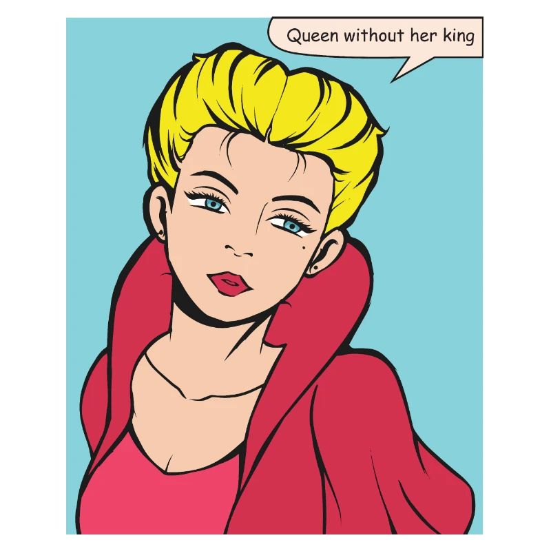 Queen Without King Pop Art