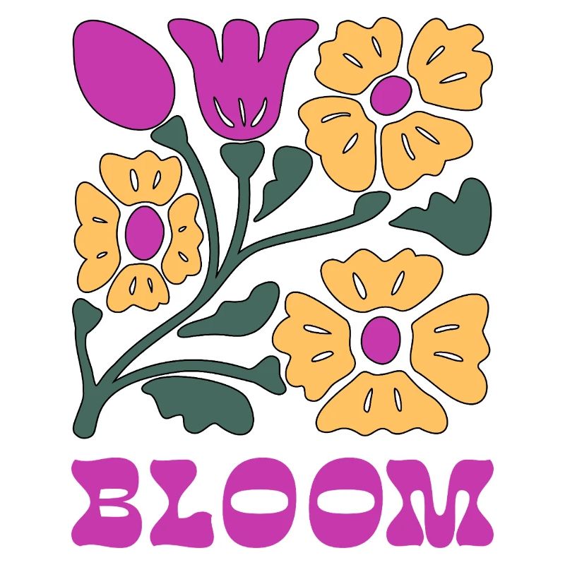 Floral Pop Neon Pink