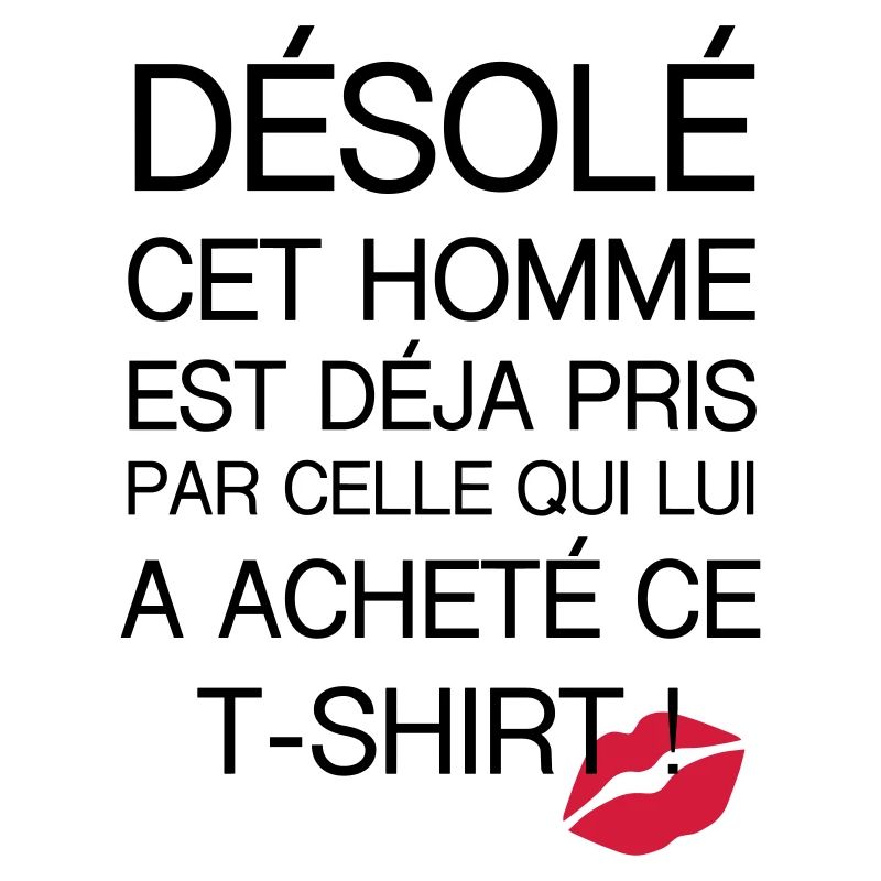 Désolé Homme pris