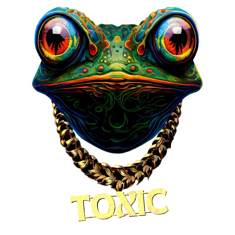 Cute toxic frog
