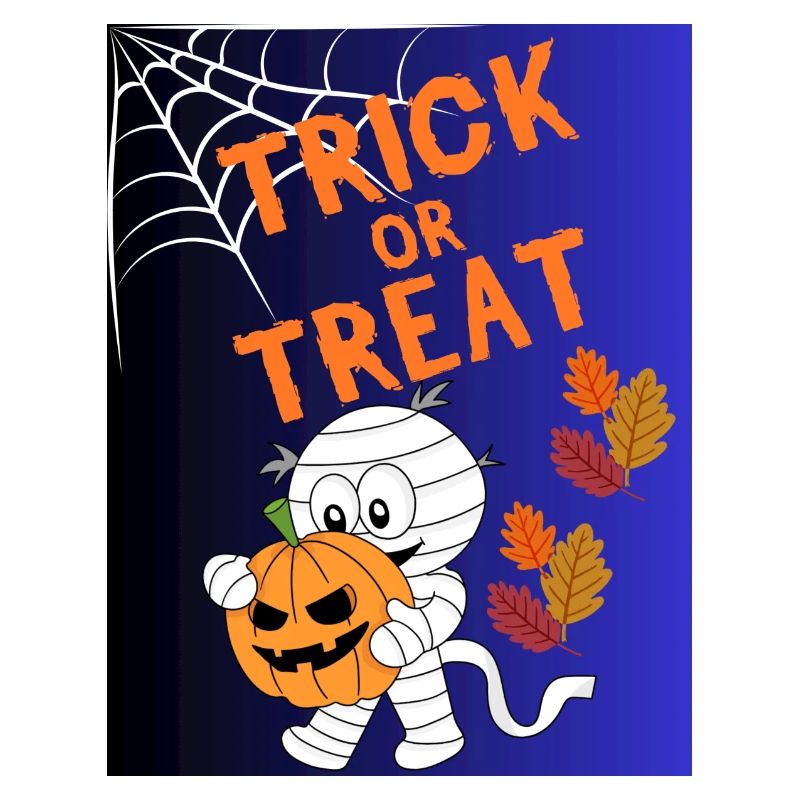 Trick oder Treat Mumie Kürbis