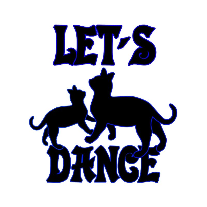 Les chats dansent ensemble