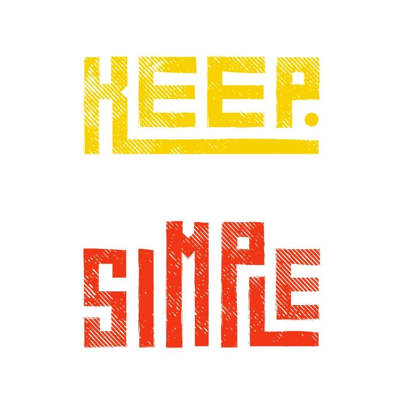Message Positivité: Rester Simple