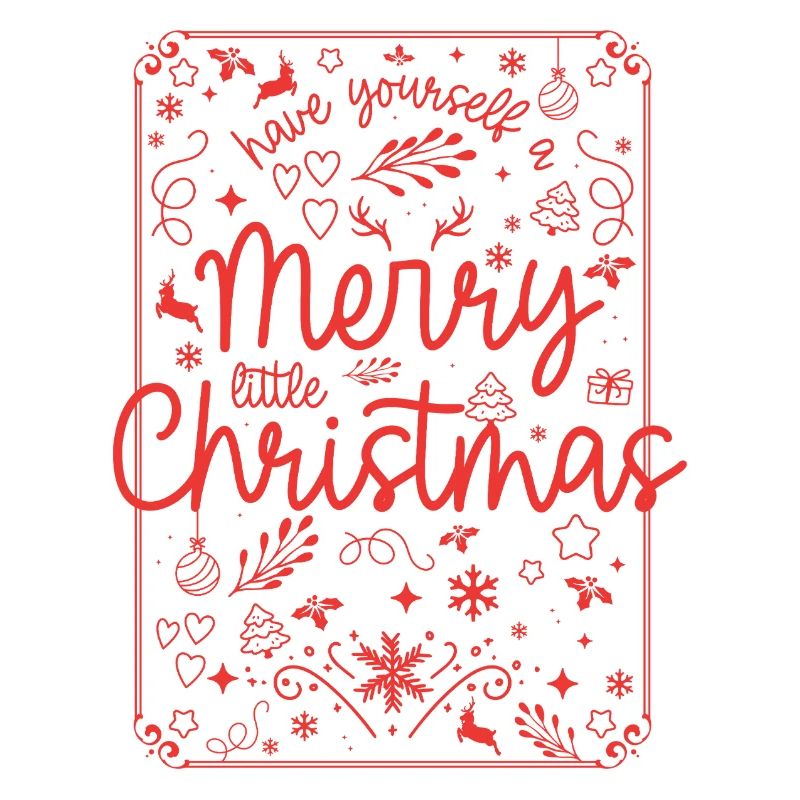 Joyeux Noël Script Rouge