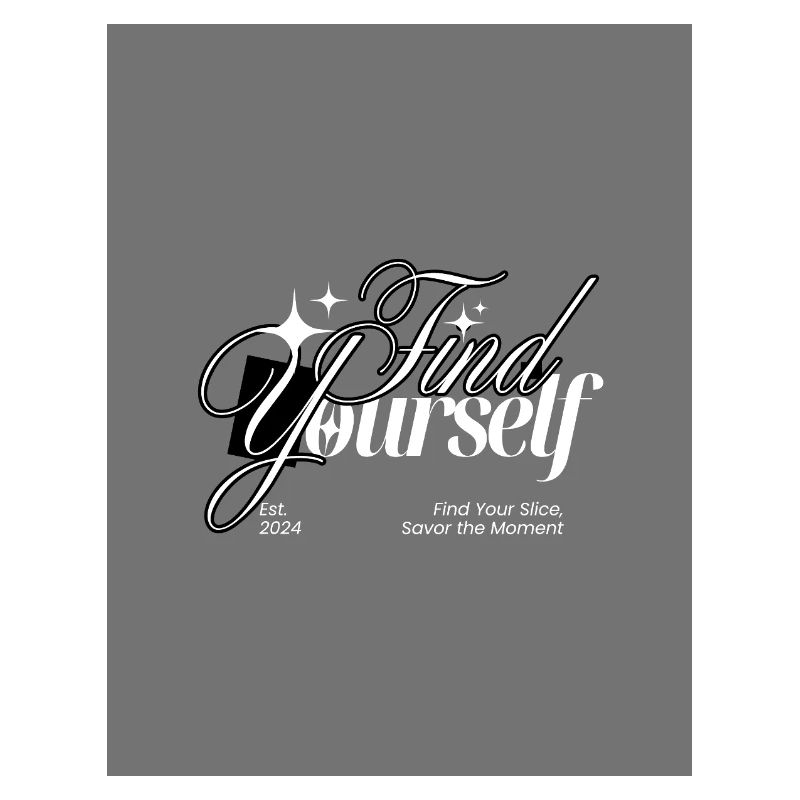 Find Yourself Monochrome Script