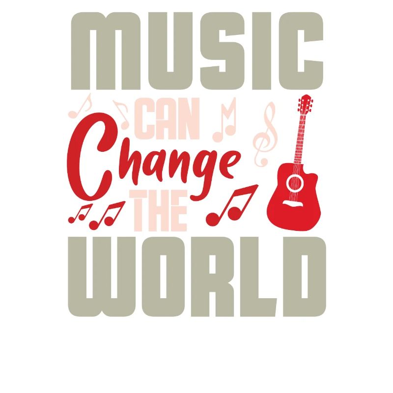 Music changes the world Design
