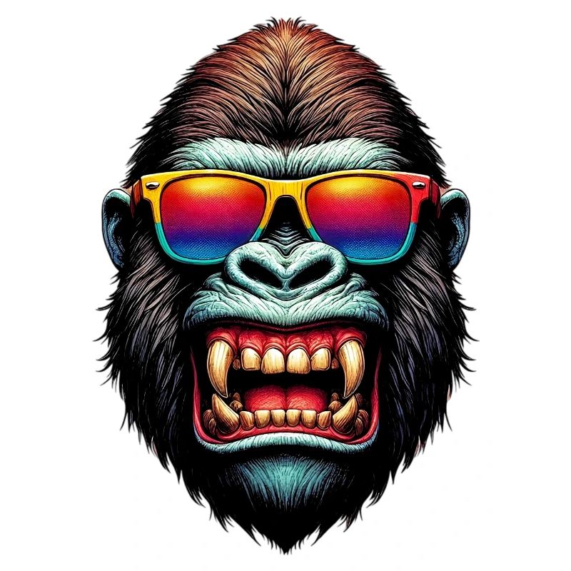 Gorillas with Sunglasses