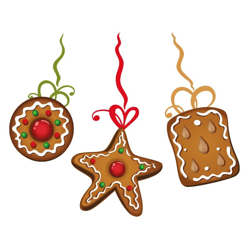 Biscuits de pain d'épice biscuits de Noël