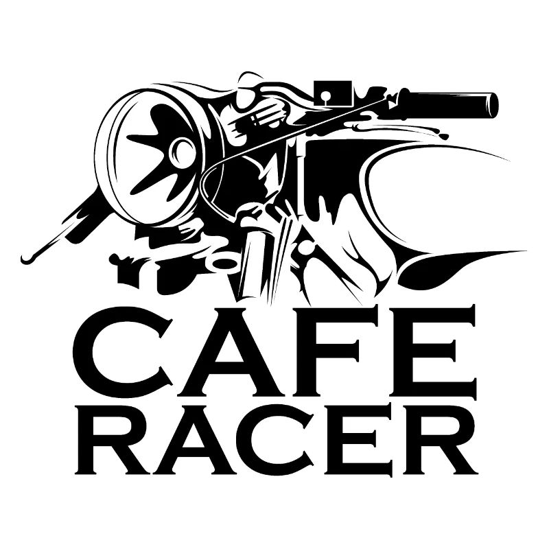 café racer icon custom bikes biker motorcycle icon