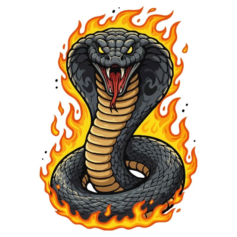 Cobra in Flames
