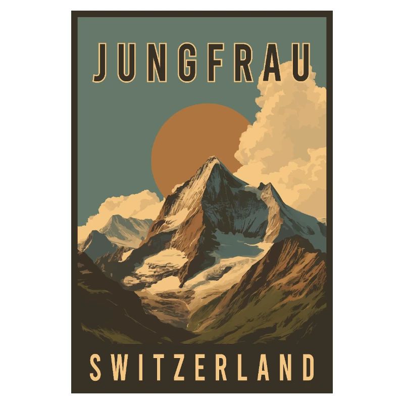 Entdecken Sie die Schweizer Landschaft Jungfrau in der Schweiz