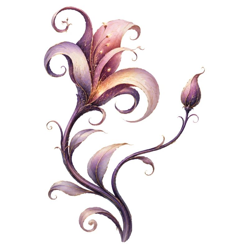 Fantasy Blume Elegantes Ornament