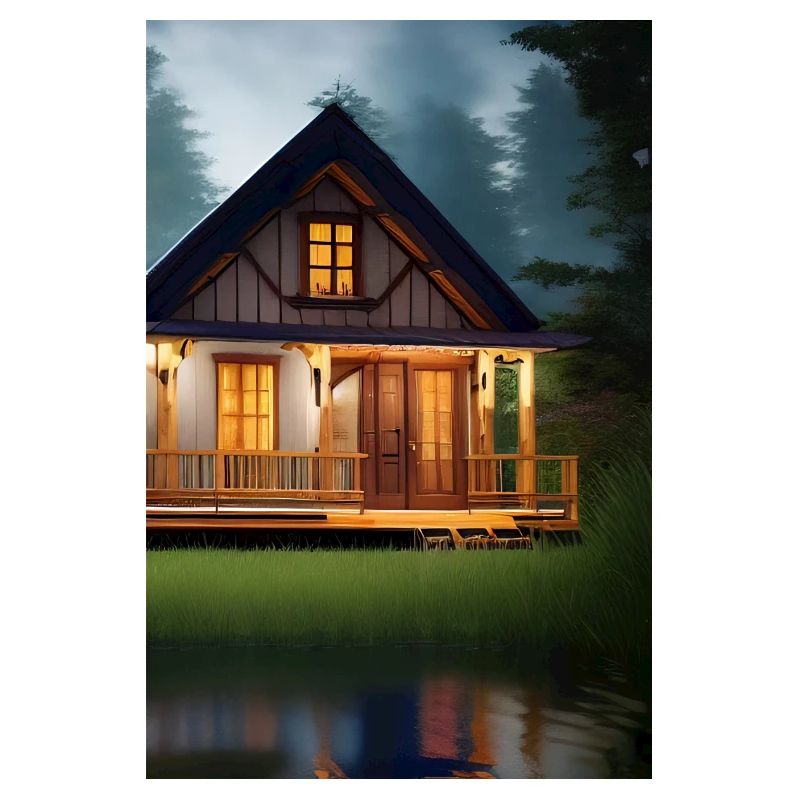 Charming lakeside cabin