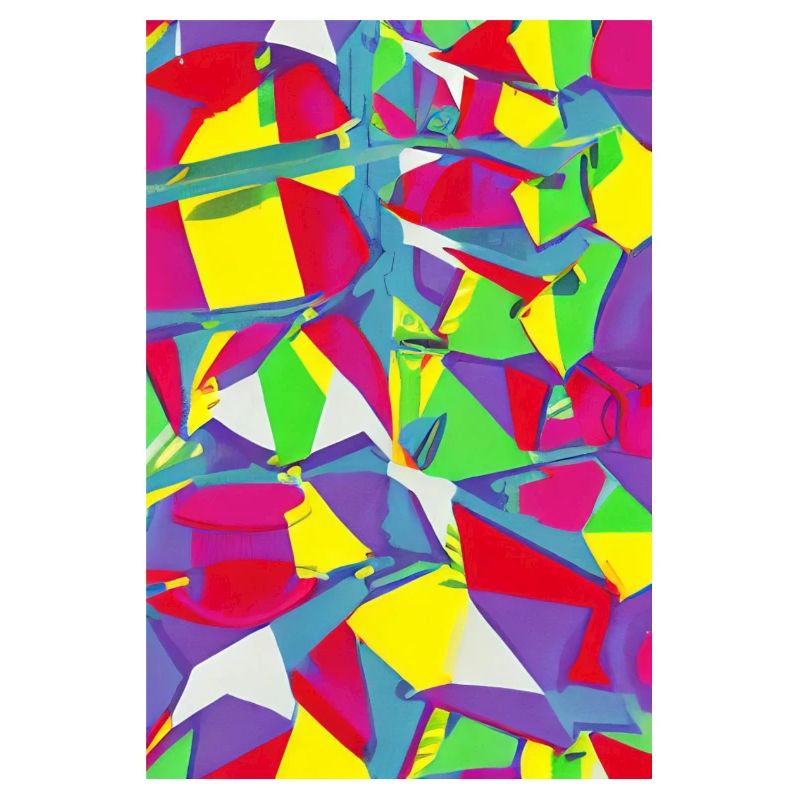 Retro Muster Bunt