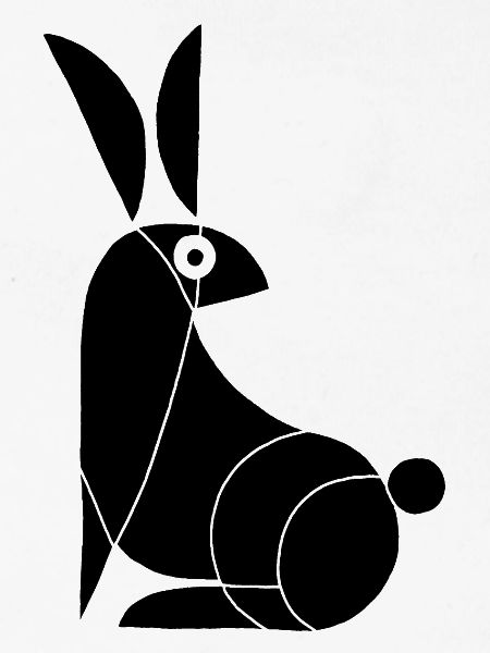 Drôle de lapin noir