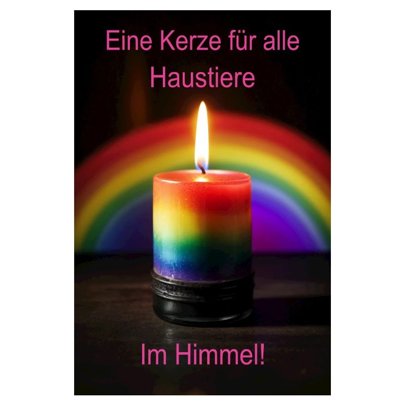 A candle for all pets in heaven