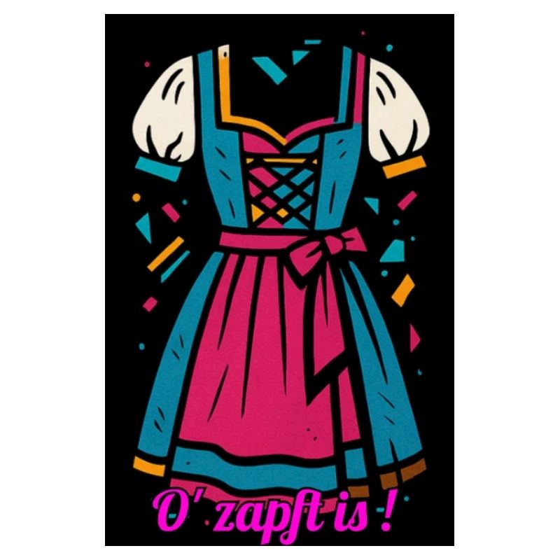 Traditionelles Dirndl mit moderner Farbpalette