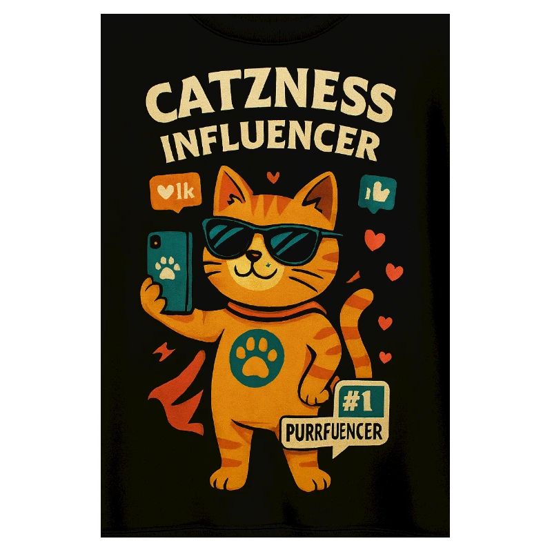 Cat influencer with sunglasses