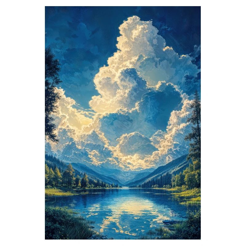 Illustration einer Naturlandschaft