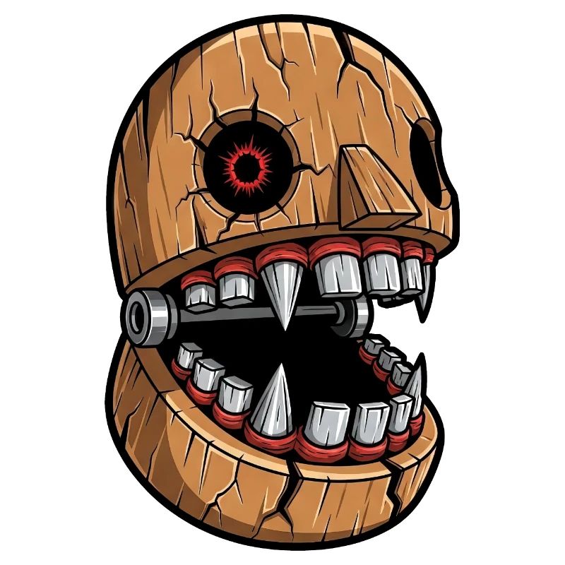 Creepy Mechanical Monster Teeth Halloween