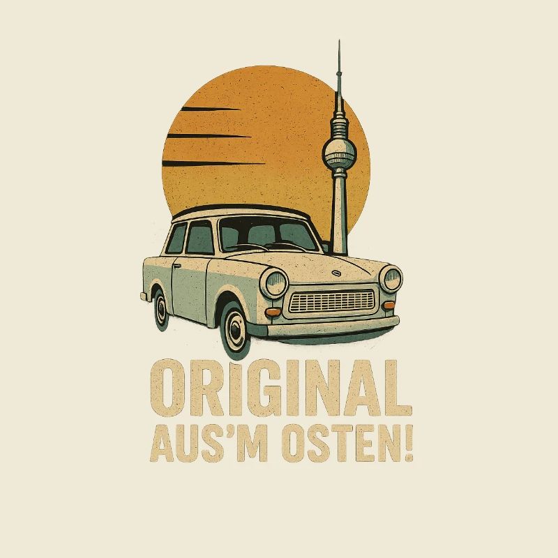 Original de l’Est – GDR Trabi design culte avec Fe