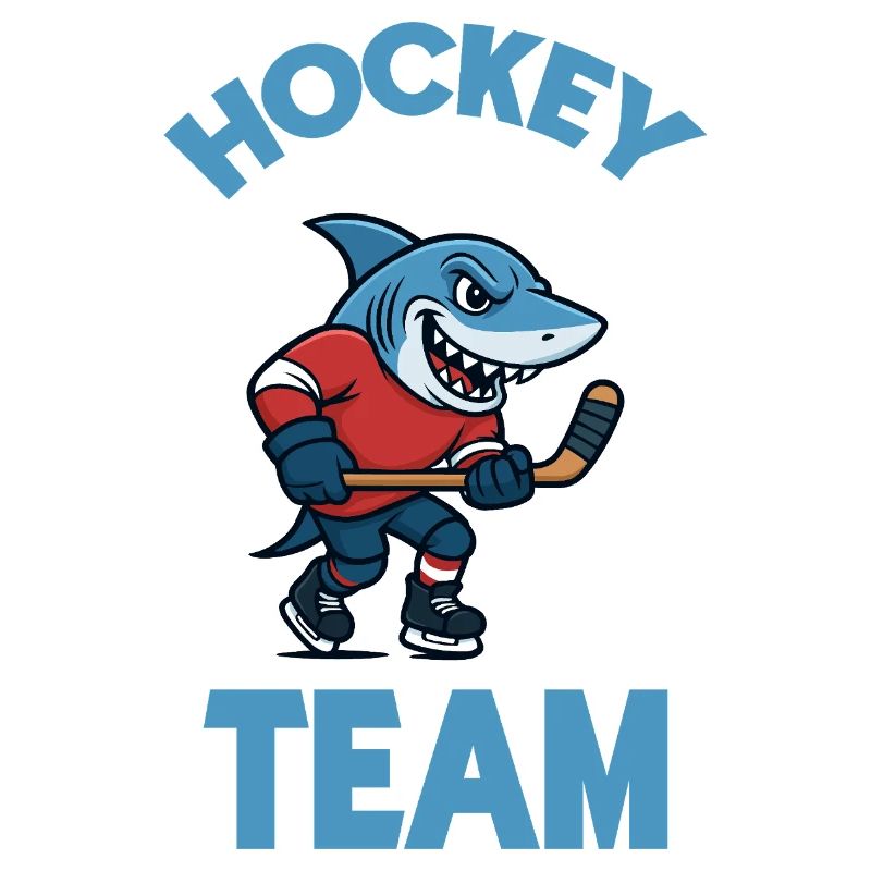 Hai Team Eishockey Maskottchen