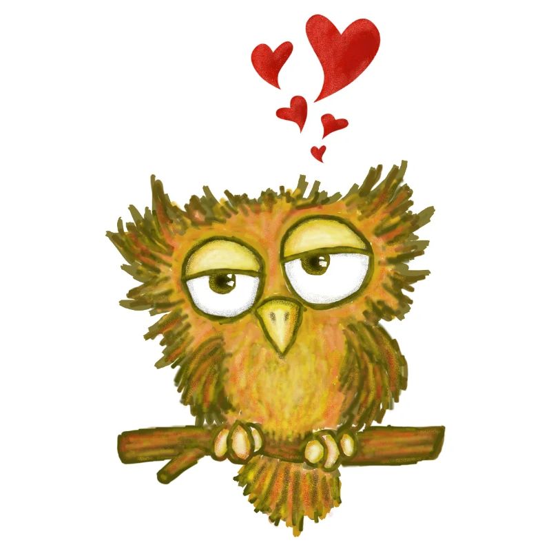 Verliebte Eule