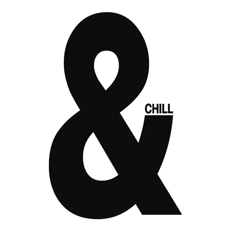 Et & Chill Typographie Minimale