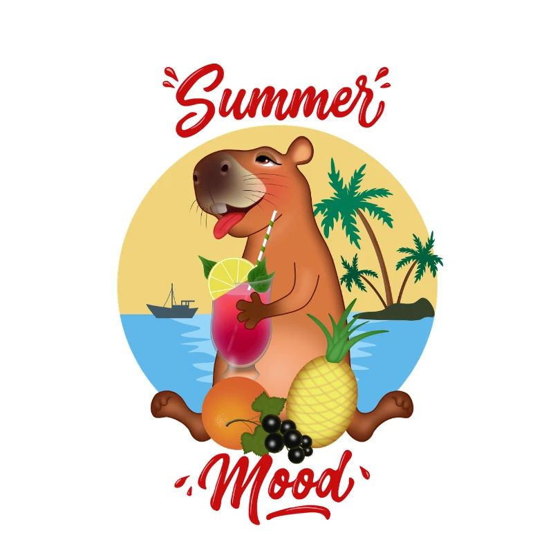 Capybara en vacances