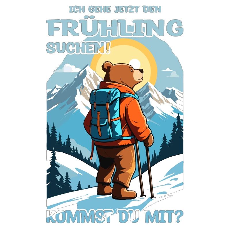 Bear looking for spring